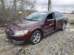 2013 Volkswagen Passat Se Burgundy vin: 1VWBN7A31DC078350