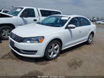 2013 Volkswagen Passat 2.0l Tdi Se White vin: 1VWBN7A31DC087517