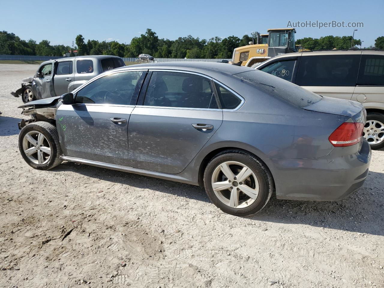 2013 Volkswagen Passat Se Gray vin: 1VWBN7A31DC109399