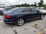 2014 Volkswagen Passat Se Синий vin: 1VWBN7A31EC053062