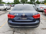 2014 Volkswagen Passat Se Синий vin: 1VWBN7A31EC053062