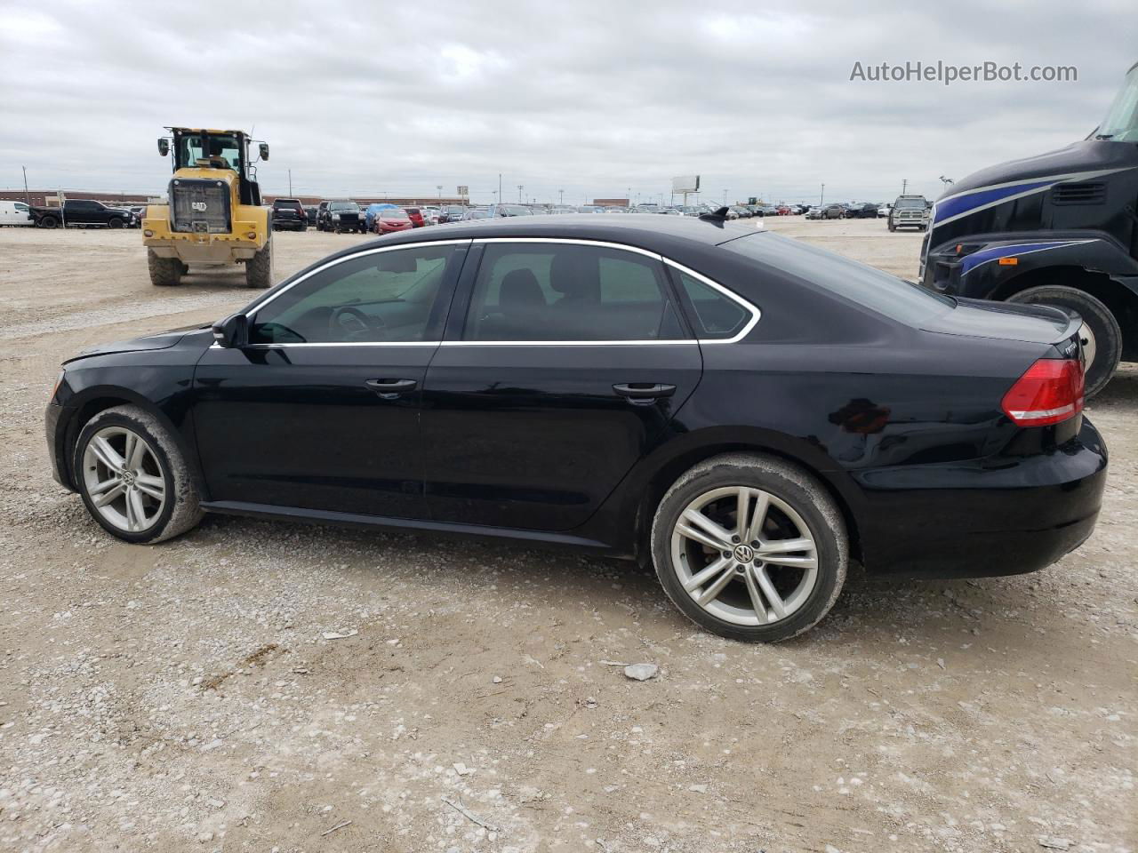 2014 Volkswagen Passat Se Black vin: 1VWBN7A31EC077362