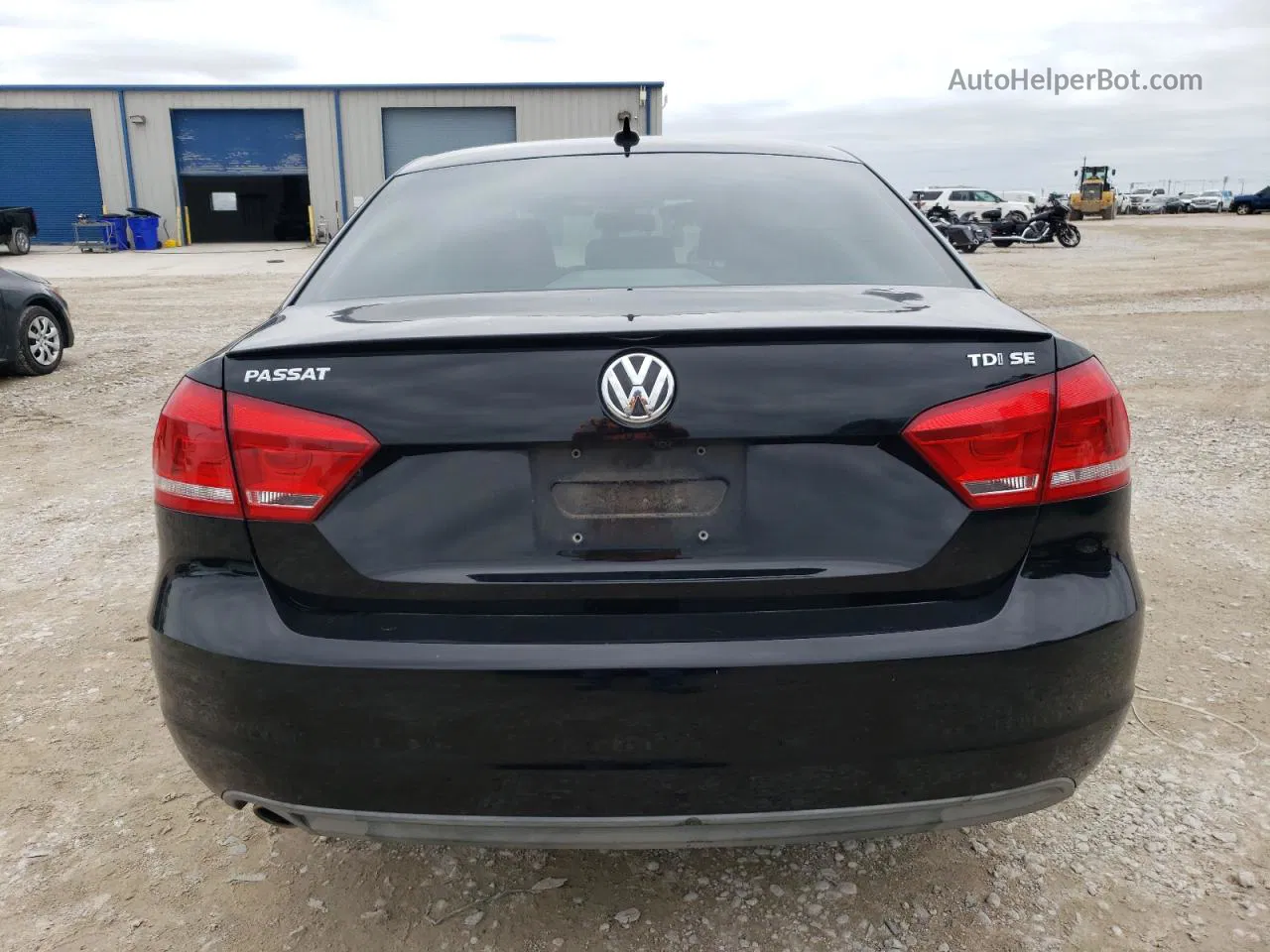 2014 Volkswagen Passat Se Black vin: 1VWBN7A31EC077362