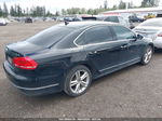 2012 Volkswagen Passat 2.0l Tdi Se Black vin: 1VWBN7A32CC015448