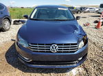 2013 Volkswagen Passat Se Синий vin: 1VWBN7A32DC022840