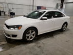 2013 Volkswagen Passat Se White vin: 1VWBN7A32DC039007