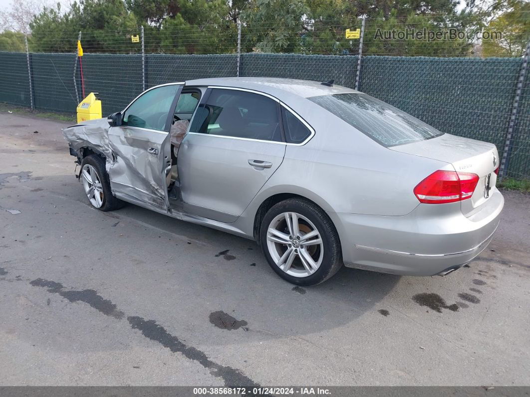 2013 Volkswagen Passat 2.0l Tdi Se Gray vin: 1VWBN7A32DC077577