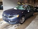 2013 Volkswagen Passat Se Blue vin: 1VWBN7A32DC114885