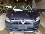 2013 Volkswagen Passat Se Синий vin: 1VWBN7A32DC114885