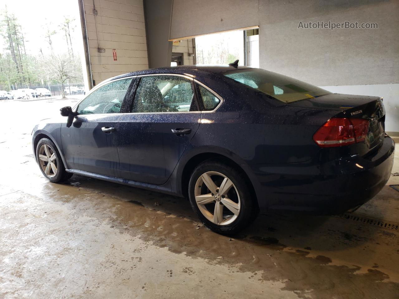 2013 Volkswagen Passat Se Blue vin: 1VWBN7A32DC114885