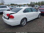 2014 Volkswagen Passat 2.0l Tdi Se White vin: 1VWBN7A32EC006512