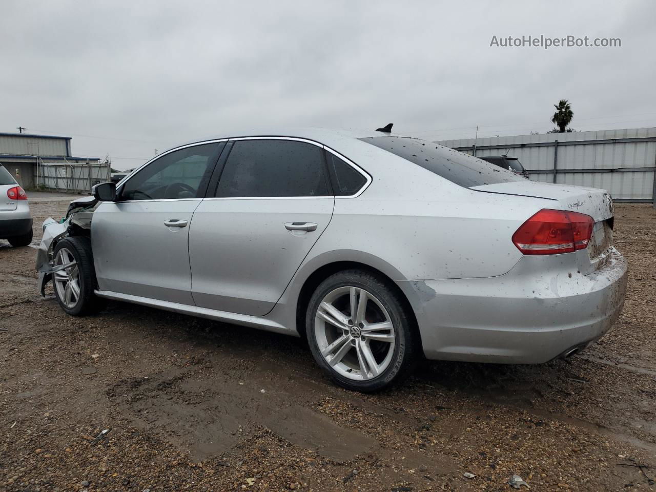 2014 Volkswagen Passat Se Silver vin: 1VWBN7A32EC101152