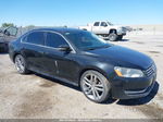 2013 Volkswagen Passat 2.0l Tdi Se Black vin: 1VWBN7A33DC000622