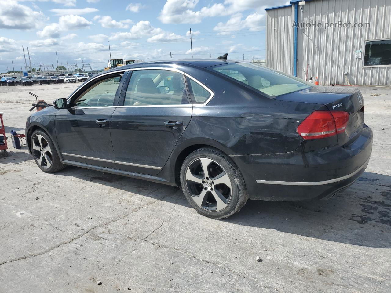 2014 Volkswagen Passat Se Black vin: 1VWBN7A33EC006258