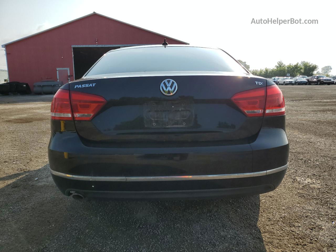 2014 Volkswagen Passat Se Black vin: 1VWBN7A33EC018801