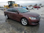 2014 Volkswagen Passat Se Burgundy vin: 1VWBN7A33EC044914