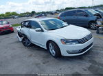 2014 Volkswagen Passat 2.0l Tdi Se White vin: 1VWBN7A33EC073054