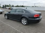 2012 Volkswagen Passat Se Black vin: 1VWBN7A34CC009716