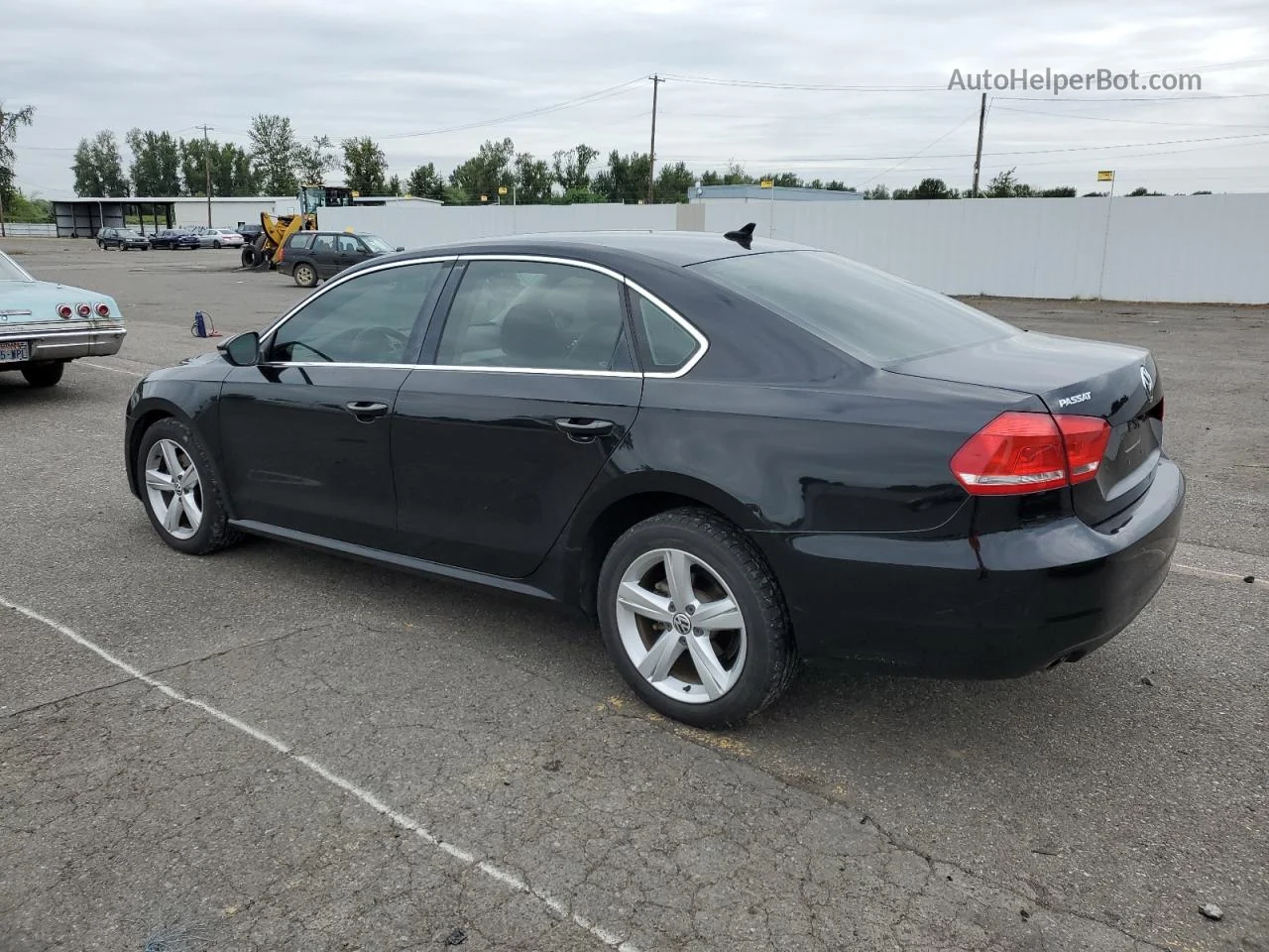 2012 Volkswagen Passat Se Черный vin: 1VWBN7A34CC009716