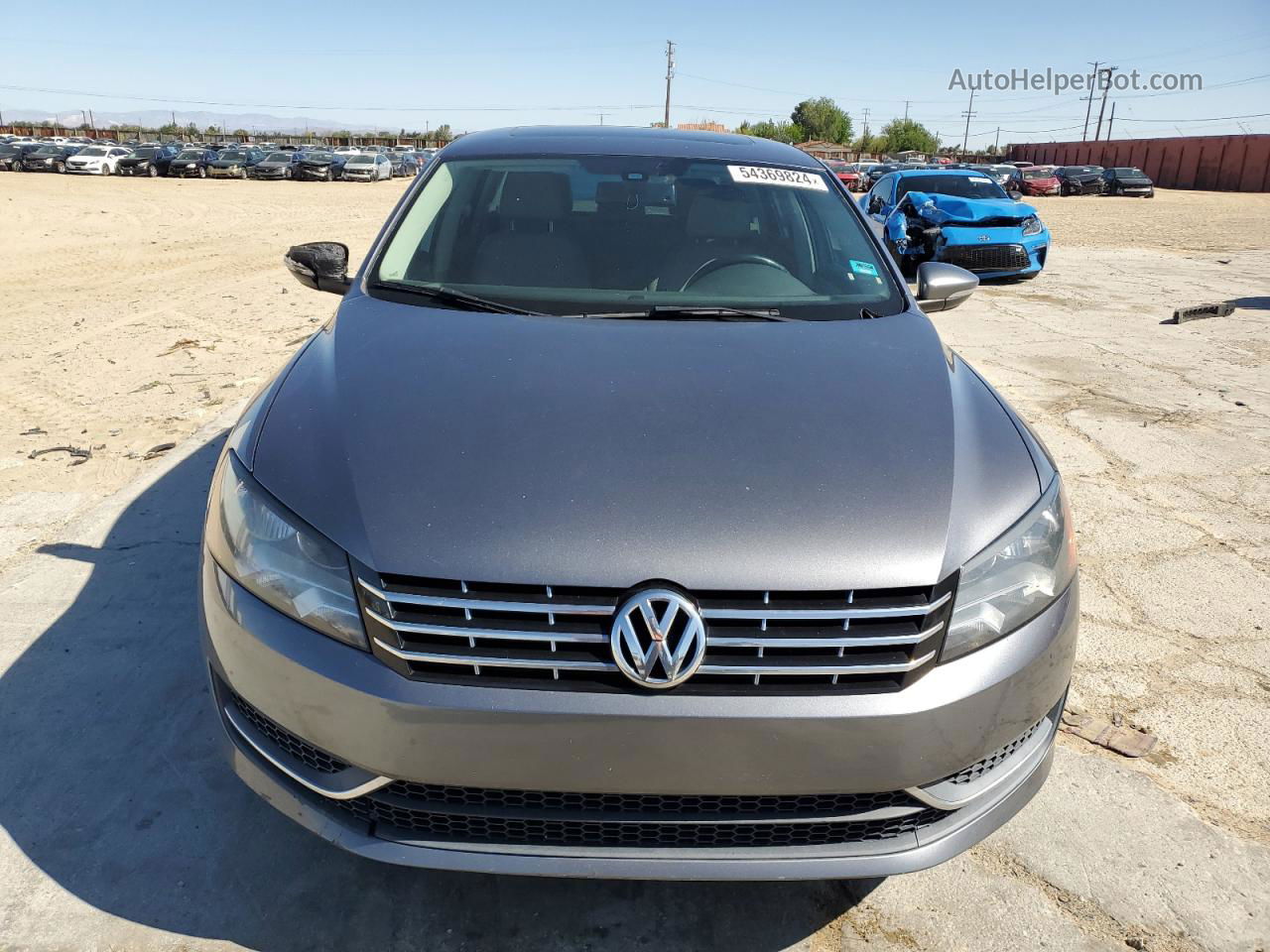 2012 Volkswagen Passat Se Blue vin: 1VWBN7A34CC021820