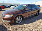 2012 Volkswagen Passat Se Burgundy vin: 1VWBN7A34CC091060