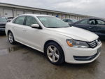 2013 Volkswagen Passat Se White vin: 1VWBN7A34DC061235