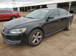 2013 Volkswagen Passat Se Black vin: 1VWBN7A34DC085339