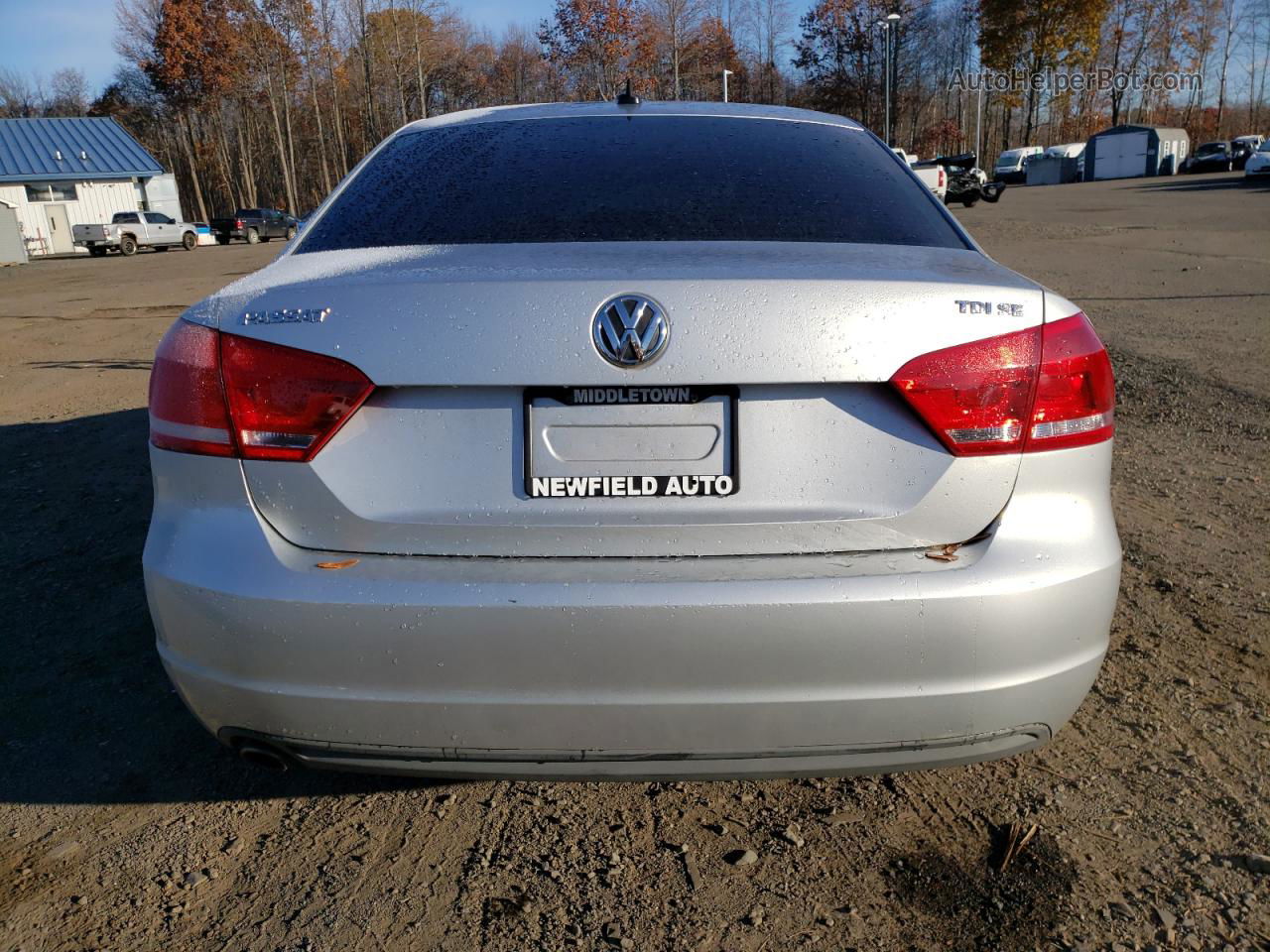 2013 Volkswagen Passat Se Серебряный vin: 1VWBN7A34DC102740