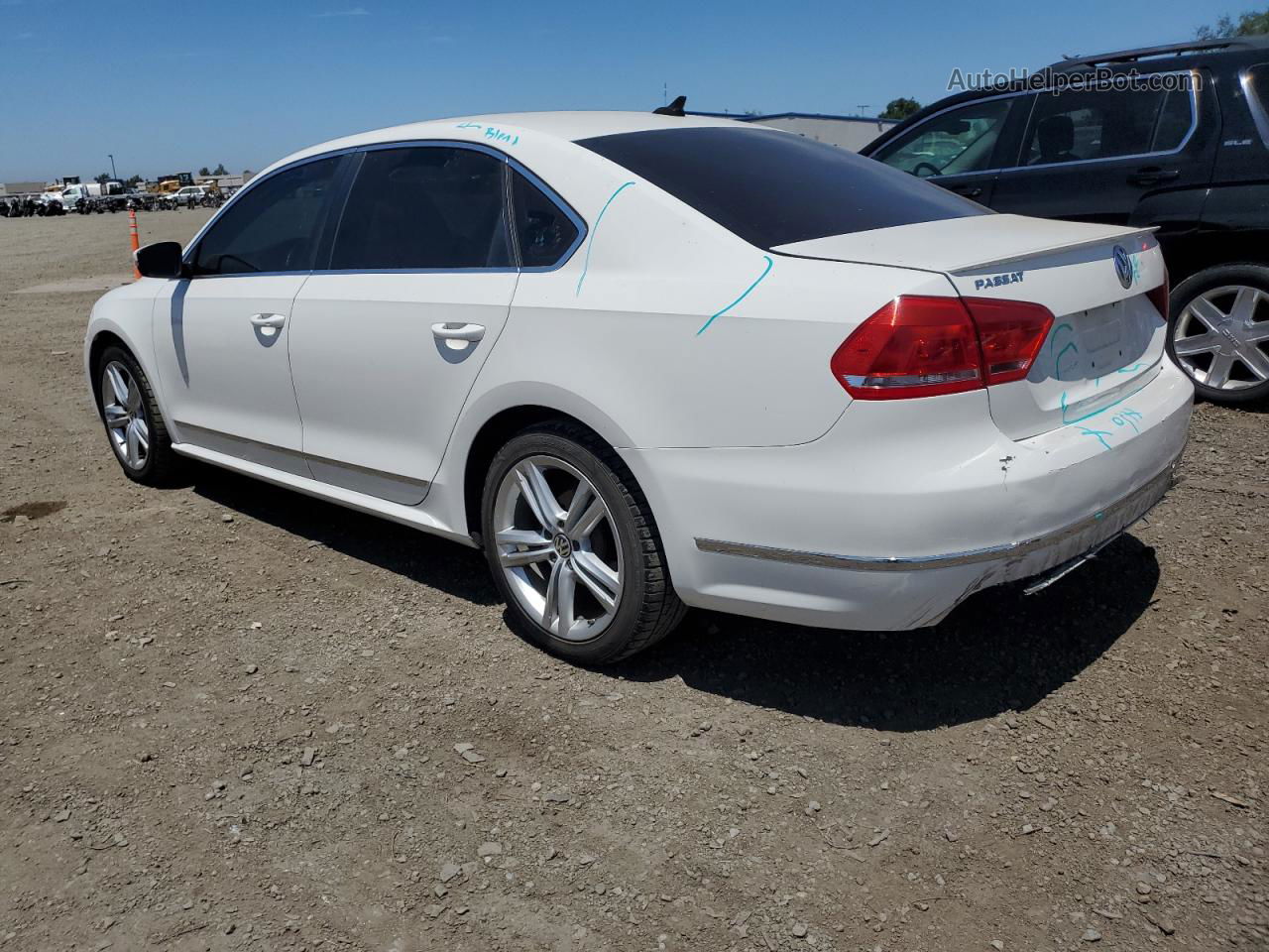 2014 Volkswagen Passat Se Белый vin: 1VWBN7A34EC067313