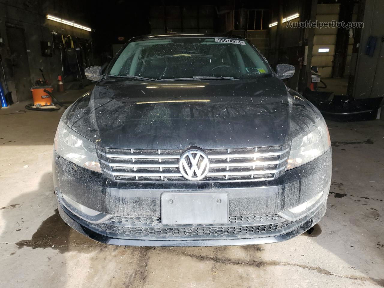 2014 Volkswagen Passat Se Black vin: 1VWBN7A35EC065781