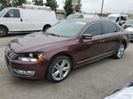 2013 Volkswagen Passat Se Maroon vin: 1VWBN7A36DC063567