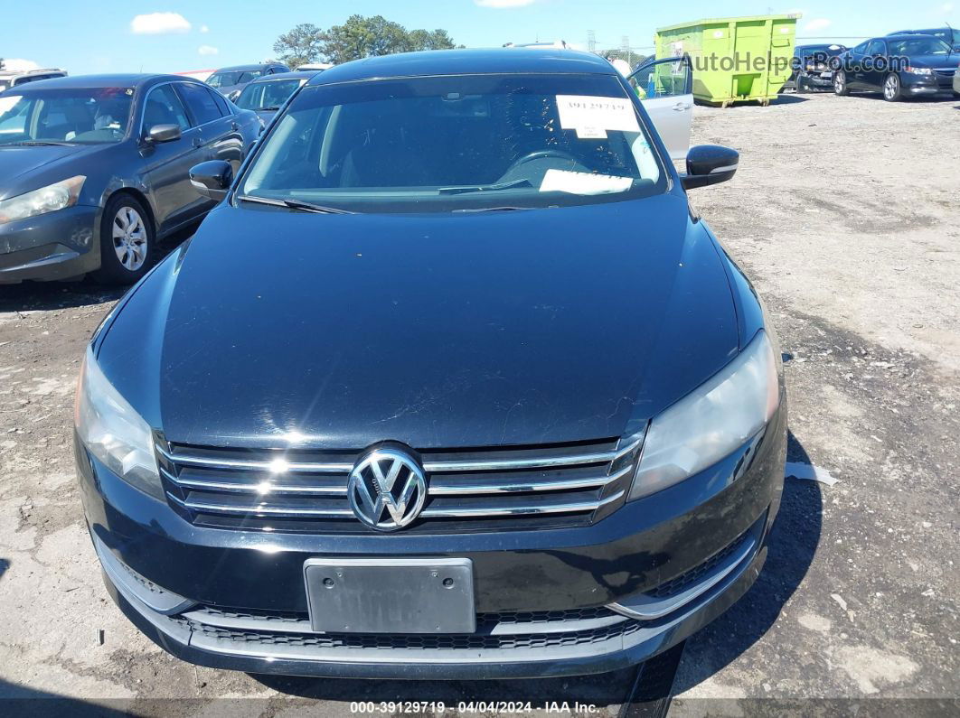 2013 Volkswagen Passat 2.0l Tdi Se Black vin: 1VWBN7A36DC097556