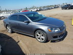 2014 Volkswagen Passat 2.0l Tdi Se Gray vin: 1VWBN7A37EC015920