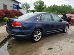 2014 Volkswagen Passat Se Blue vin: 1VWBN7A38EC102015