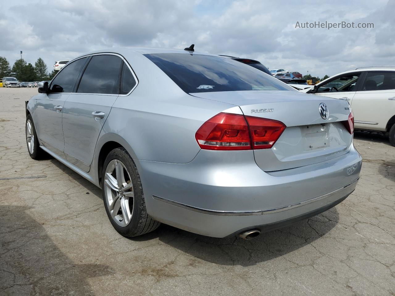 2014 Volkswagen Passat Se Silver vin: 1VWBN7A38EC115234