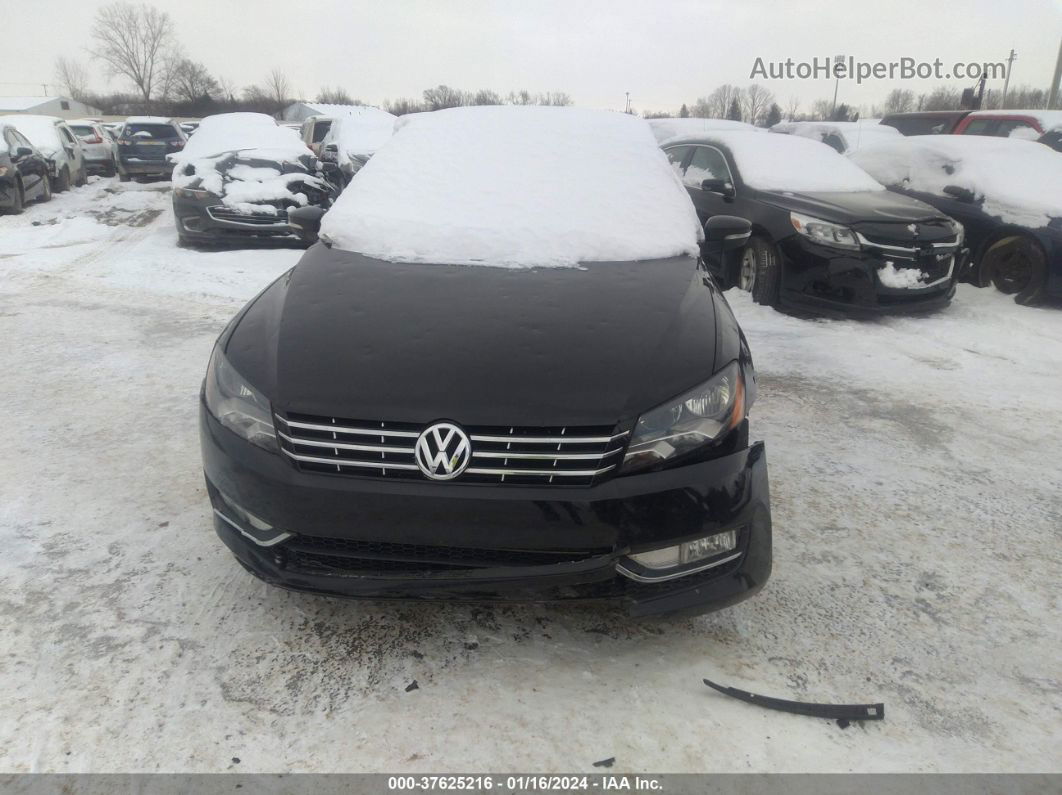 2013 Volkswagen Passat 2.0l Tdi Se Черный vin: 1VWBN7A39DC018879