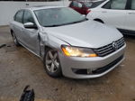 2013 Volkswagen Passat Se Silver vin: 1VWBN7A39DC053423