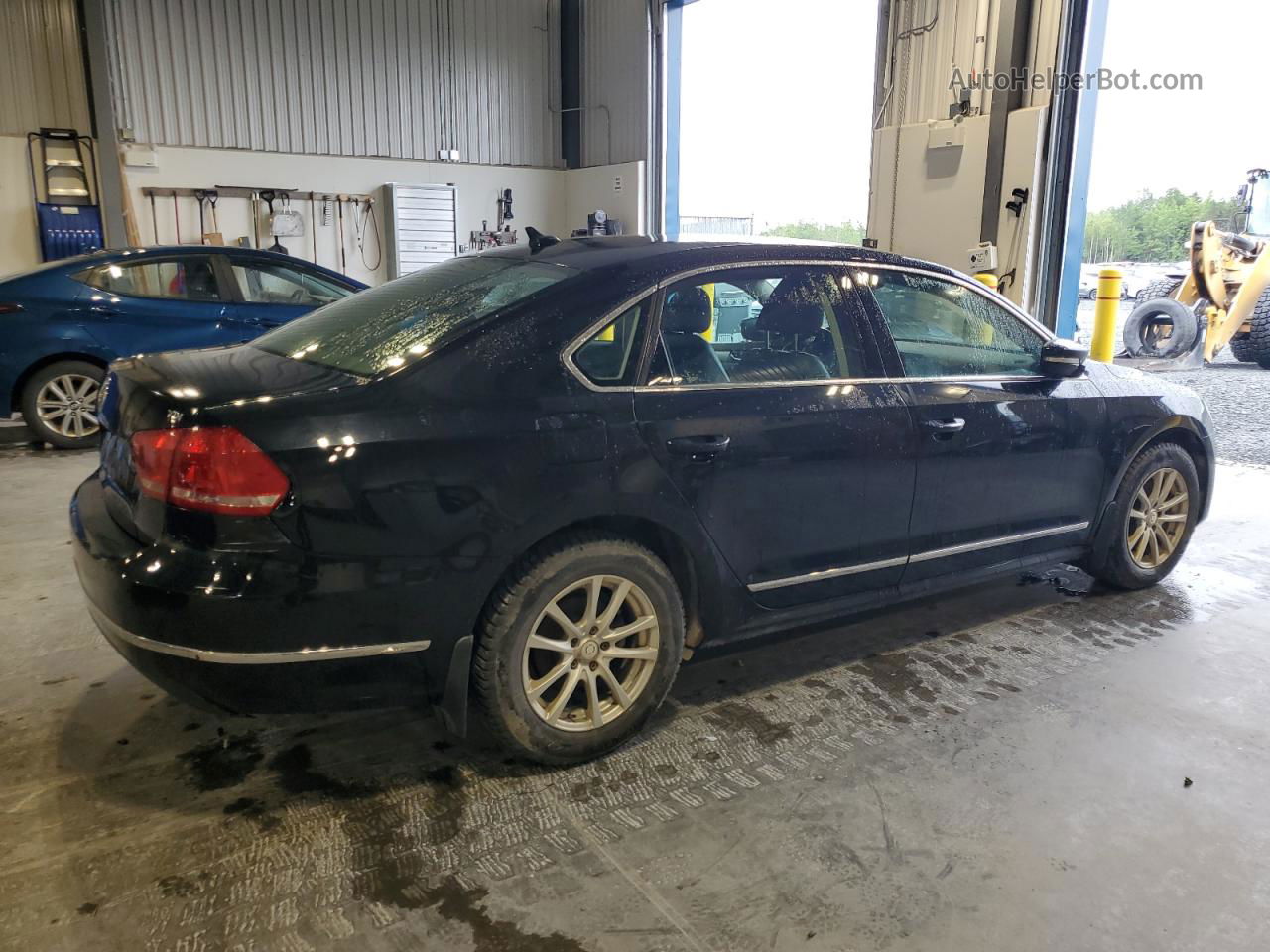 2013 Volkswagen Passat Se Черный vin: 1VWBN7A39DC137712