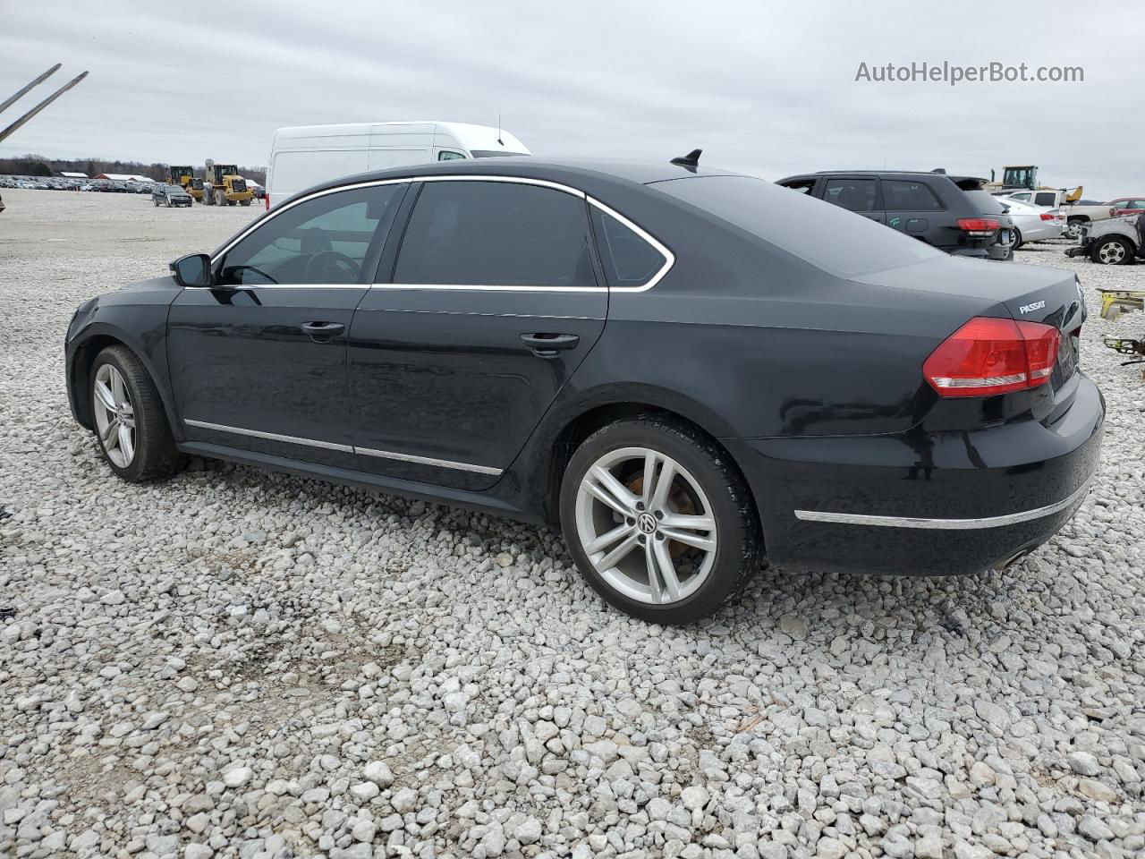 2014 Volkswagen Passat Se Black vin: 1VWBN7A39EC044478