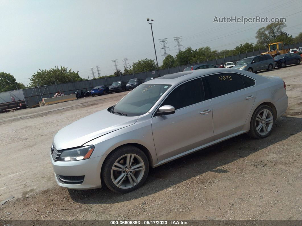 2014 Volkswagen Passat Tdi Se W/sunroof Silver vin: 1VWBN7A39EC065153