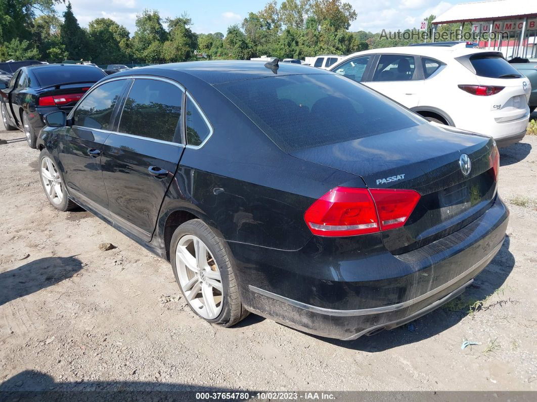 2014 Volkswagen Passat Tdi Se W/sunroof & Nav Black vin: 1VWBN7A39EC084625