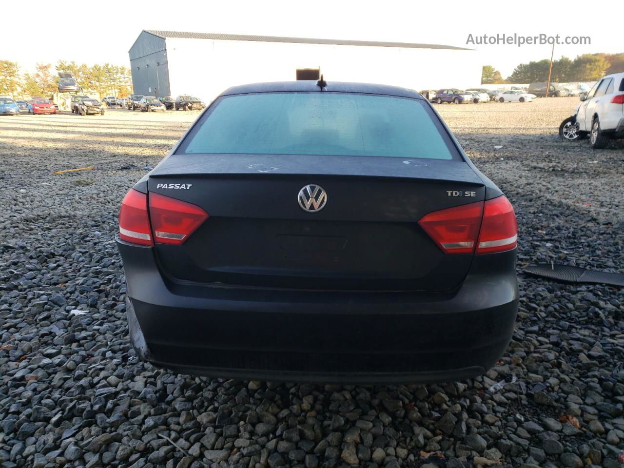 2014 Volkswagen Passat Se Black vin: 1VWBN7A39EC084785