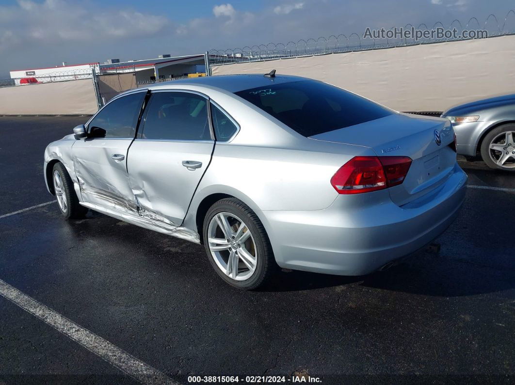 2014 Volkswagen Passat 2.0l Tdi Se Silver vin: 1VWBN7A39EC115596