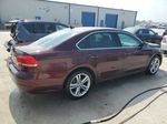 2014 Volkswagen Passat Se Maroon vin: 1VWBN7A3XEC064142