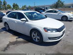 2012 Volkswagen Passat 2.5l Se White vin: 1VWBP7A30CC015474