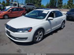 2012 Volkswagen Passat 2.5l Se White vin: 1VWBP7A30CC015474