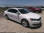 2012 Volkswagen Passat Se W/sunroof White vin: 1VWBP7A30CC077313