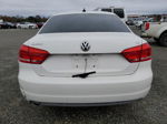 2013 Volkswagen Passat Se White vin: 1VWBP7A30DC033751