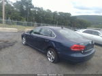 2013 Volkswagen Passat Se Dark Blue vin: 1VWBP7A30DC054034