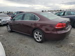 2013 Volkswagen Passat Se Burgundy vin: 1VWBP7A30DC111302